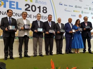 Homenagens entregues na Abertura do CONOTEL 2018